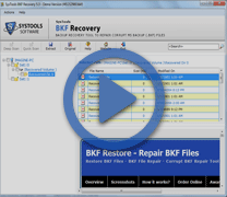 Screencast MS Backup Repair Software
