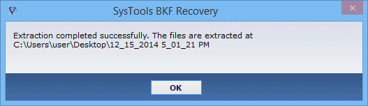 Corrupt BKF File